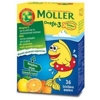 Omega 3 for Children Orange - Lemon 36 gummies